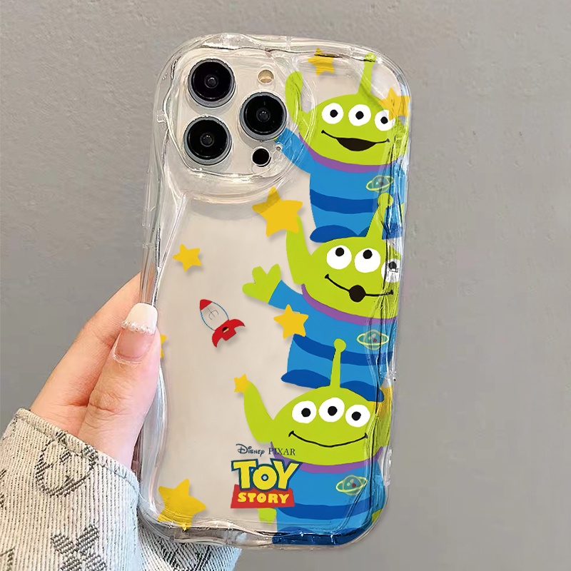 Ốp Điện Thoại Mềm Trong Suốt Họa Tiết Người Ngoài Hành Tinh Cho iphone 14 pro Max 11 13 12 7Plus 8 X XS Max