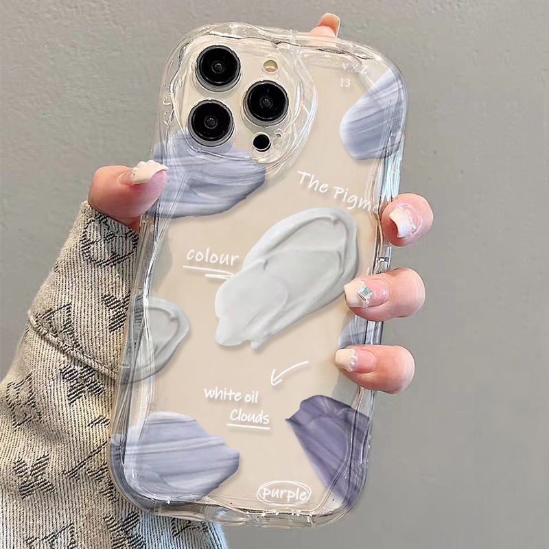 Ốp Điện Thoại Mềm Trong Suốt Màu Sắc Thời Trang Cho iphone 14 pro Max 11 13 12 7Plus 8 X XS Max