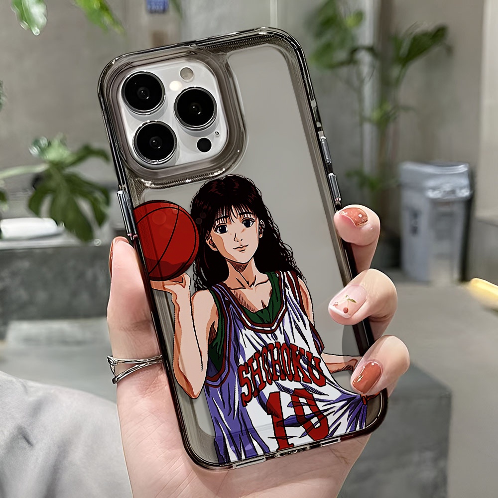 Ốp Điện Thoại Trong Suốt In Hình Cô Gái Hoạt Hình Cho iphone 14 pro max 11 13 12 7 8 Plus X XR XSMax