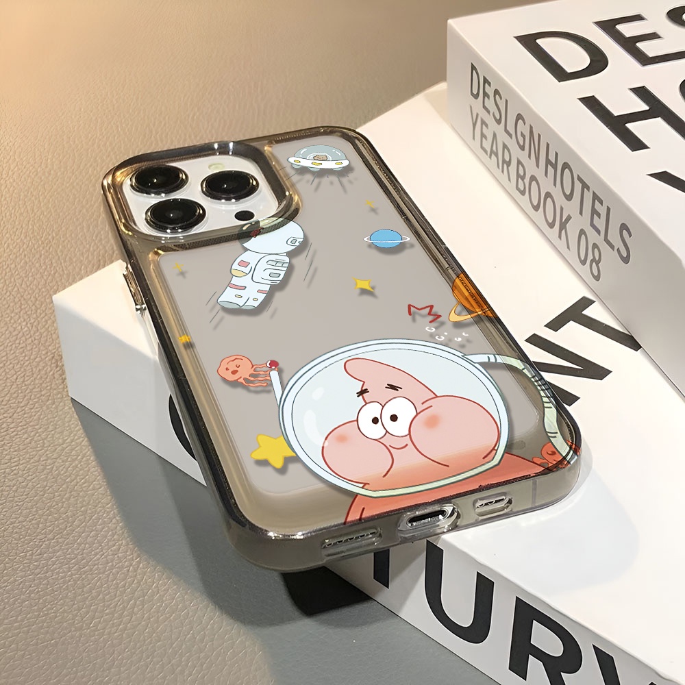 Ốp Điện Thoại Trong Suốt In Hoạt Hình Patrick Star Cho iphone 14 pro max 11 13 12 7 8 Plus X XR XSMax