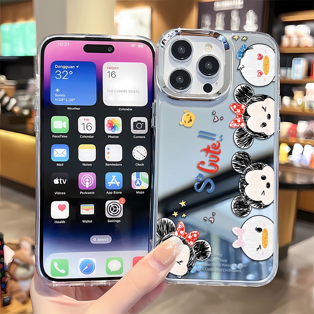 Ốp Điện Thoại Tpu In Hình Winnie the Pooh Minnie Cho iphone 14 pro max 11 12 13 8 7 Plus X XR XSMax