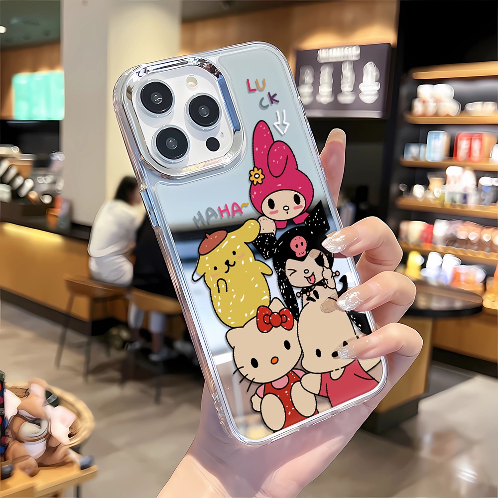 Ốp Điện Thoại Họa Tiết Hello Kitty Cho iphone 14 pro max 11 12 13 8 7 Plus X XR XSMax