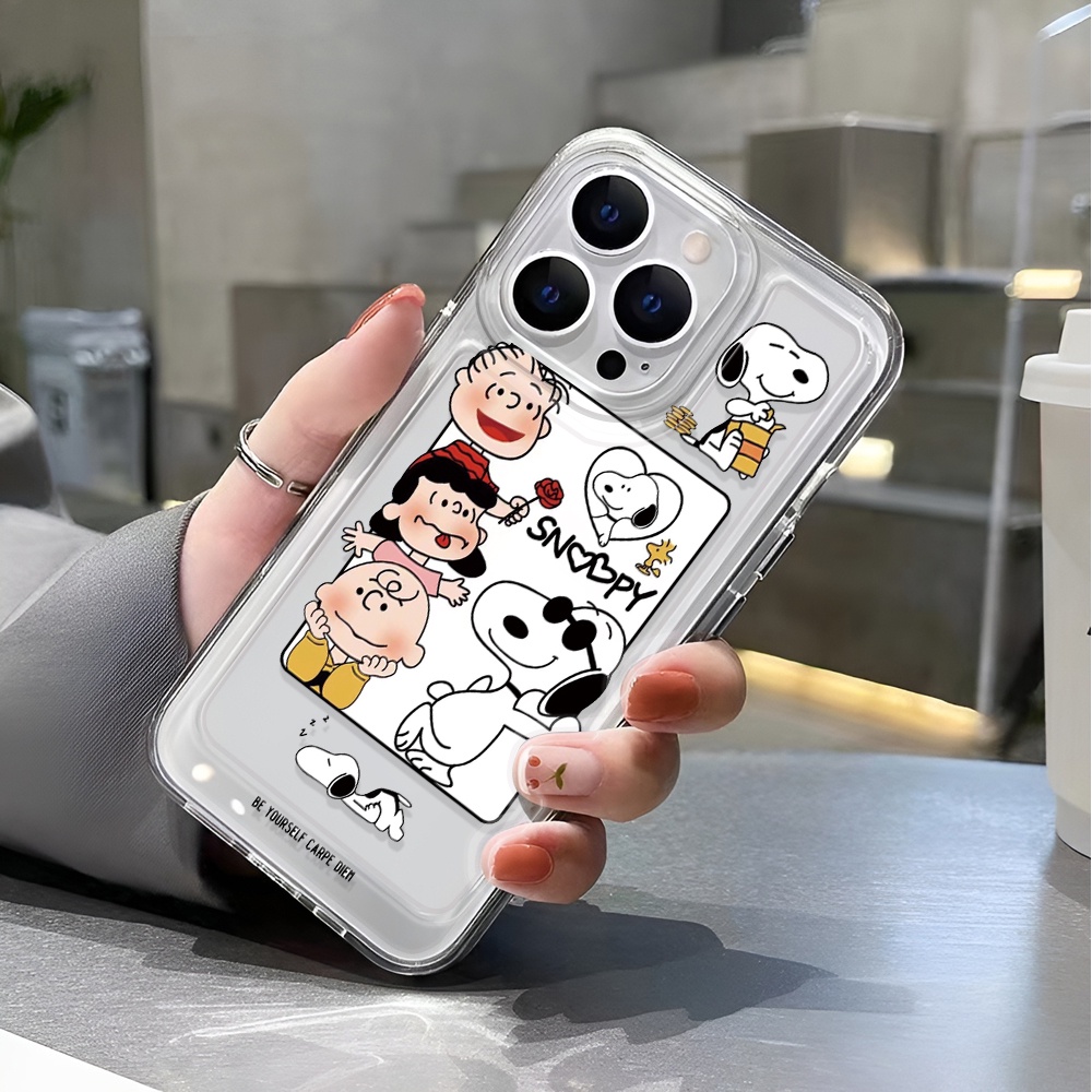 Ốp Điện Thoại Trong Suốt In Hình Cậu Bé Không Gian Cho iphone 14 pro max 11 13 12 7 8 Plus X XR XSMax