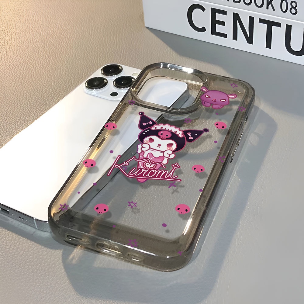 Ốp Điện Thoại Trong Suốt In Hình Kuromi Cho iphone 14 pro max 11 13 12 7 8 Plus X XR XSMax
