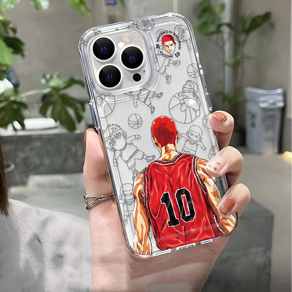 Ốp Điện Thoại Trong Suốt In Logo Đội Bóng Rổ Cho iphone 14 pro max 11 13 12 7 8 Plus X XR XSMax