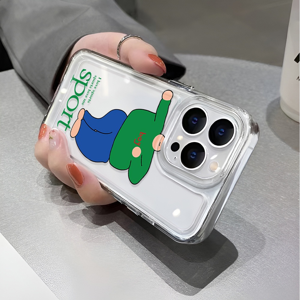 Ốp Điện Thoại Trong Suốt In Hình Thể Thao Không Gian Cho iphone 14 pro max 11 13 12 7 8 Plus X XR XSMax