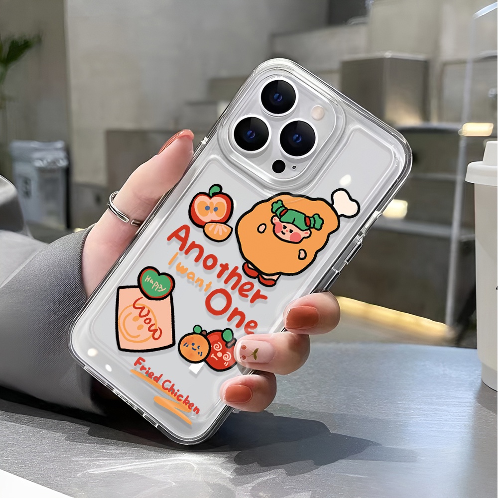 Ốp Điện Thoại Trong Suốt In Hình Quả Cam Cho iphone 14 pro max 11 13 12 7 8 Plus X XR XSMax