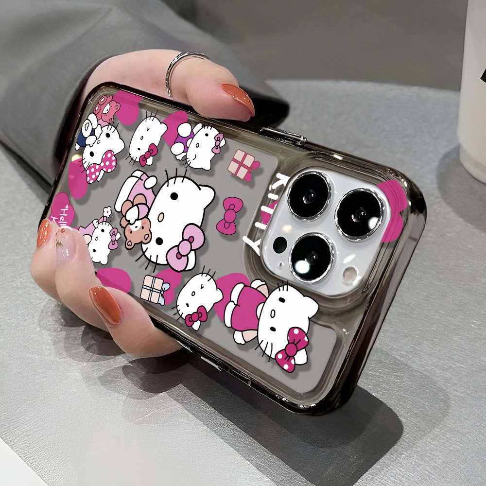 Ốp Điện Thoại Trong Suốt Chống Sốc In Hình Hello Kitty Cho iphone 14 pro max 11 13 12 7 8 Plus X XR XSMax