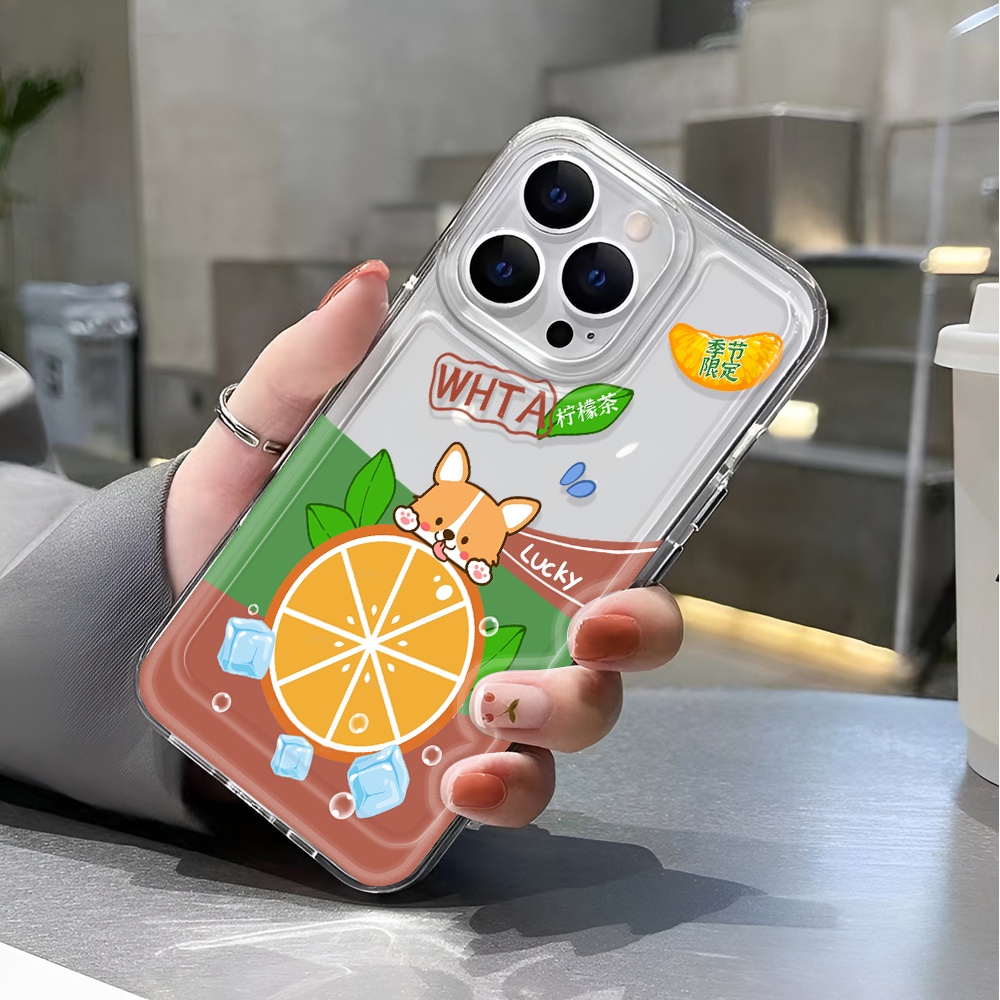 Ốp Điện Thoại Trong Suốt Chống Sốc In Hình Chú Chó Cho iphone 14 pro max 11 13 12 7 8 Plus X XR XSMax