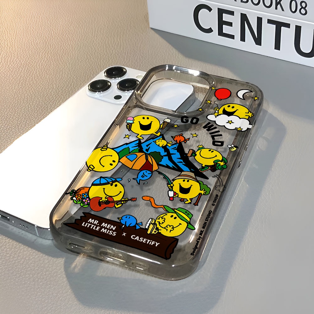 Ốp Điện Thoại Trong Suốt Chống Sốc In Hình Mặt Cười Cho iphone 14 pro max 11 13 12 7 8 Plus X XR XSMax