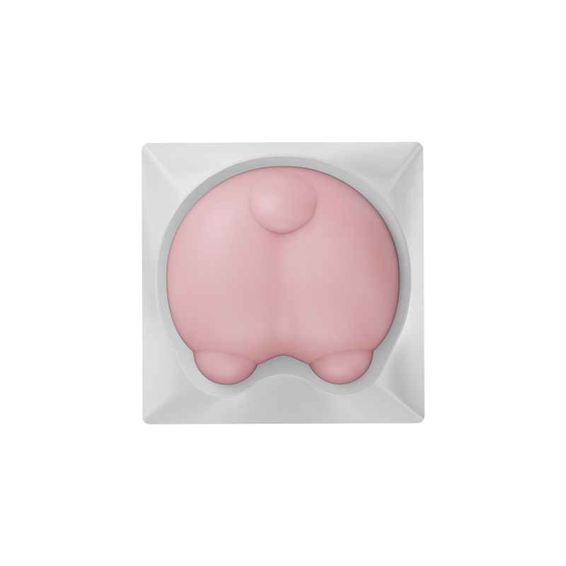 Osid keycap Bàn Phím Cơ Bằng Silicon Mềm Đàn Hồi Hình Bàn Chân Mèo Màu Hồng Dễ Thương Silicon Mềm Mại 7.14