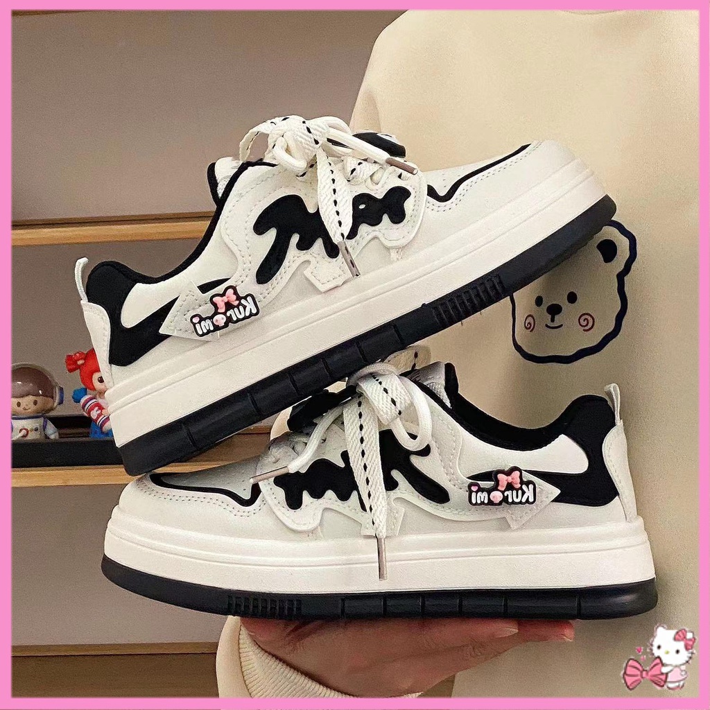 Giày Sneaker Đế Dày Thời Trang 2023 Dễ Thương Cho Nữ