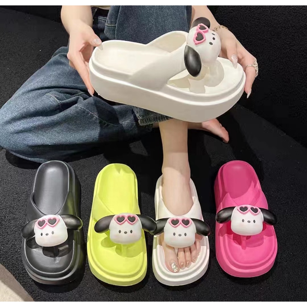 Dép Quai Ngang Đế Dày Kiểu Dáng Dễ Thương Thời Trang Mùa Hè