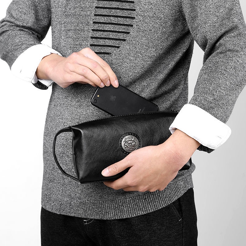 Ví Da Cầm Tay Thời Trang Dành Cho Nam