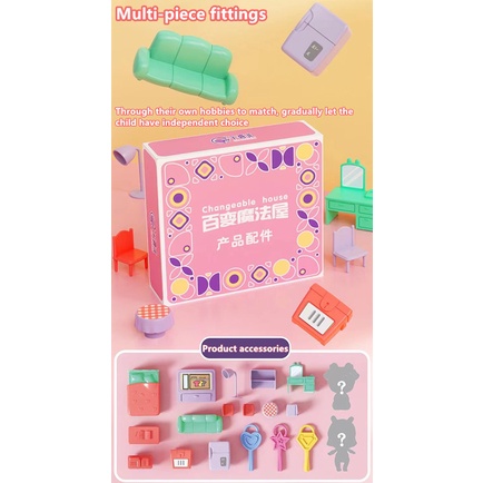 Hộp Kho Báu Đồ Chơi Búp Bê Công Chúa Bất Ngờ Cho Bé Gái