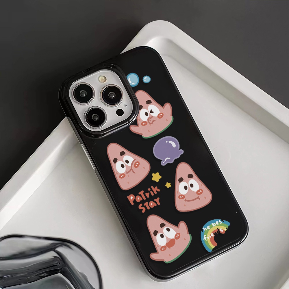 Ốp Điện Thoại Silicone TPU Mềm Bóng In Hình Patrick Star Cho iphone 14promax 11 13 12 7Plus 8 X XS Max