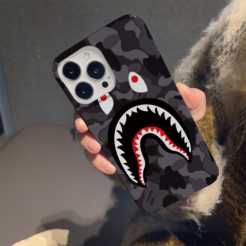Ốp Điện Thoại Cứng Họa Tiết Rằn Ri / Cá Mập Độc Đáo Thời Trang Cho iphone 14 pro Max 11 13 12 7Plus 8 X XS