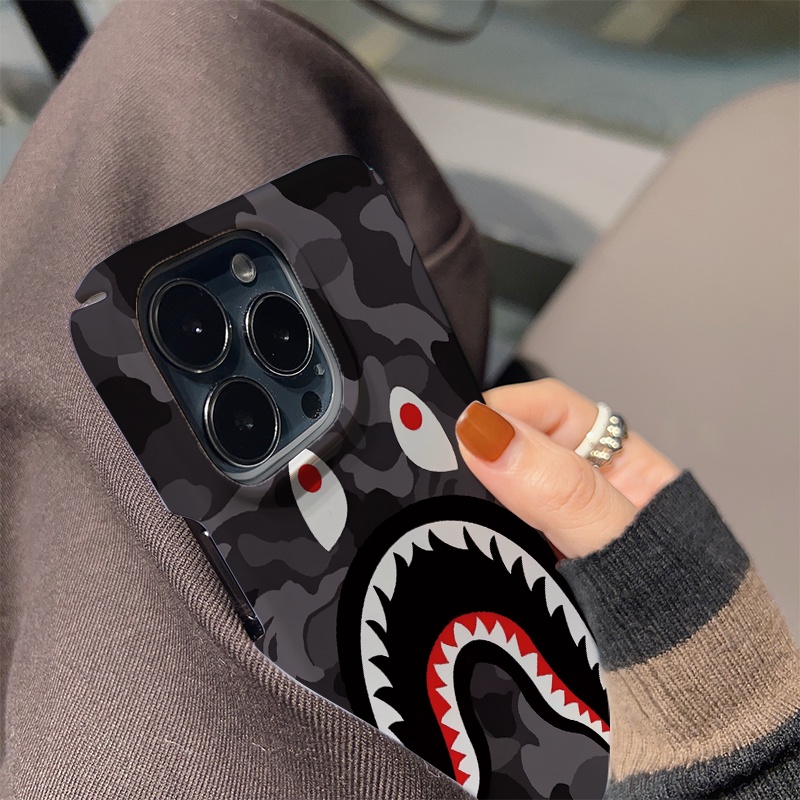 Ốp Điện Thoại Cứng Họa Tiết Rằn Ri / Cá Mập Độc Đáo Thời Trang Cho iphone 14 pro Max 11 13 12 7Plus 8 X XS