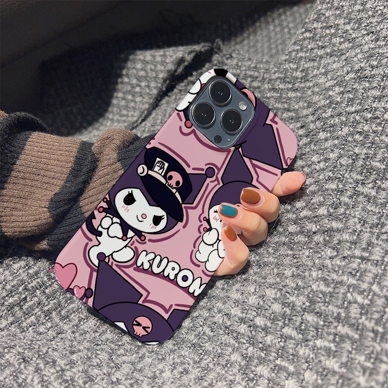 Ốp Điện Thoại Cứng Chống Sốc In Hình Kuromi Dễ Thương Cho iphone 14 pro Max 11 13 12 7Plus 8 X XS Max