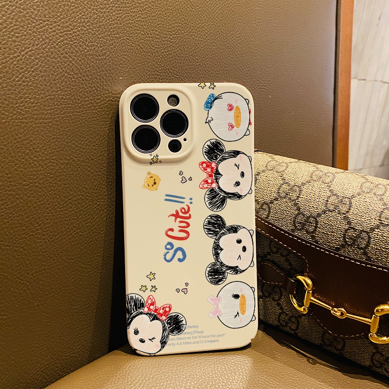 Ốp Điện Thoại Cứng Chống Sốc Họa Tiết Hoạt Hình Cho iphone 14 pro Max 11 13 12 7Plus 8 X XS Max