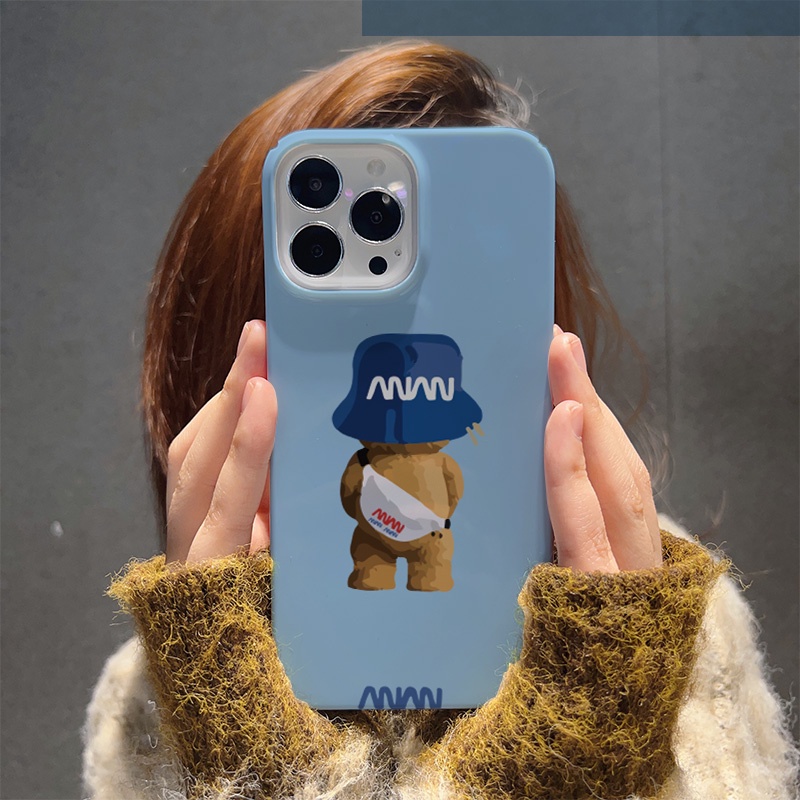 Ốp Điện Thoại Cứng Chống Sốc In Hình Gấu NASA Cho iphone 14 pro Max 11 13 12 7Plus 8 X XS Max