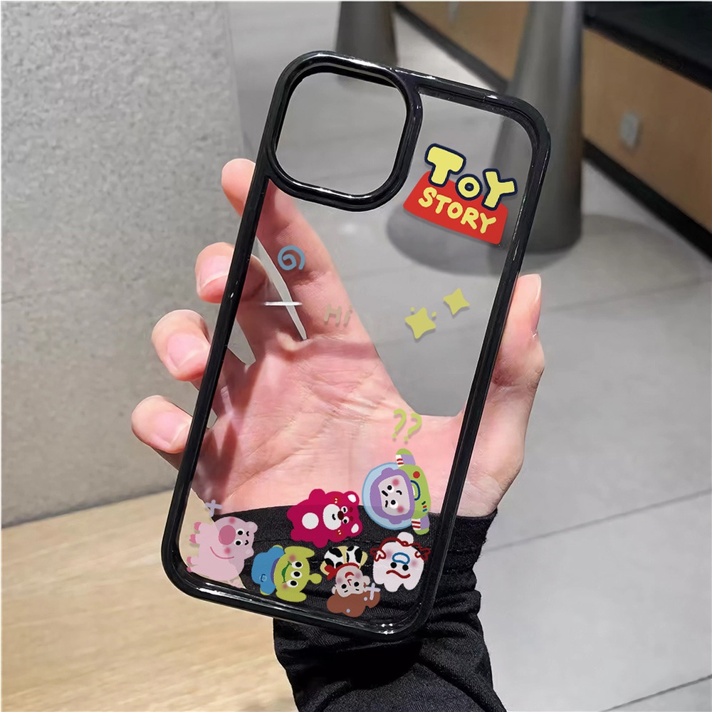 Ốp Điện Thoại Cứng Trong Suốt In Hoạt Hình Toy Story Cho iphone 14 pro Max 11 13 12 7Plus 8 X XS Max