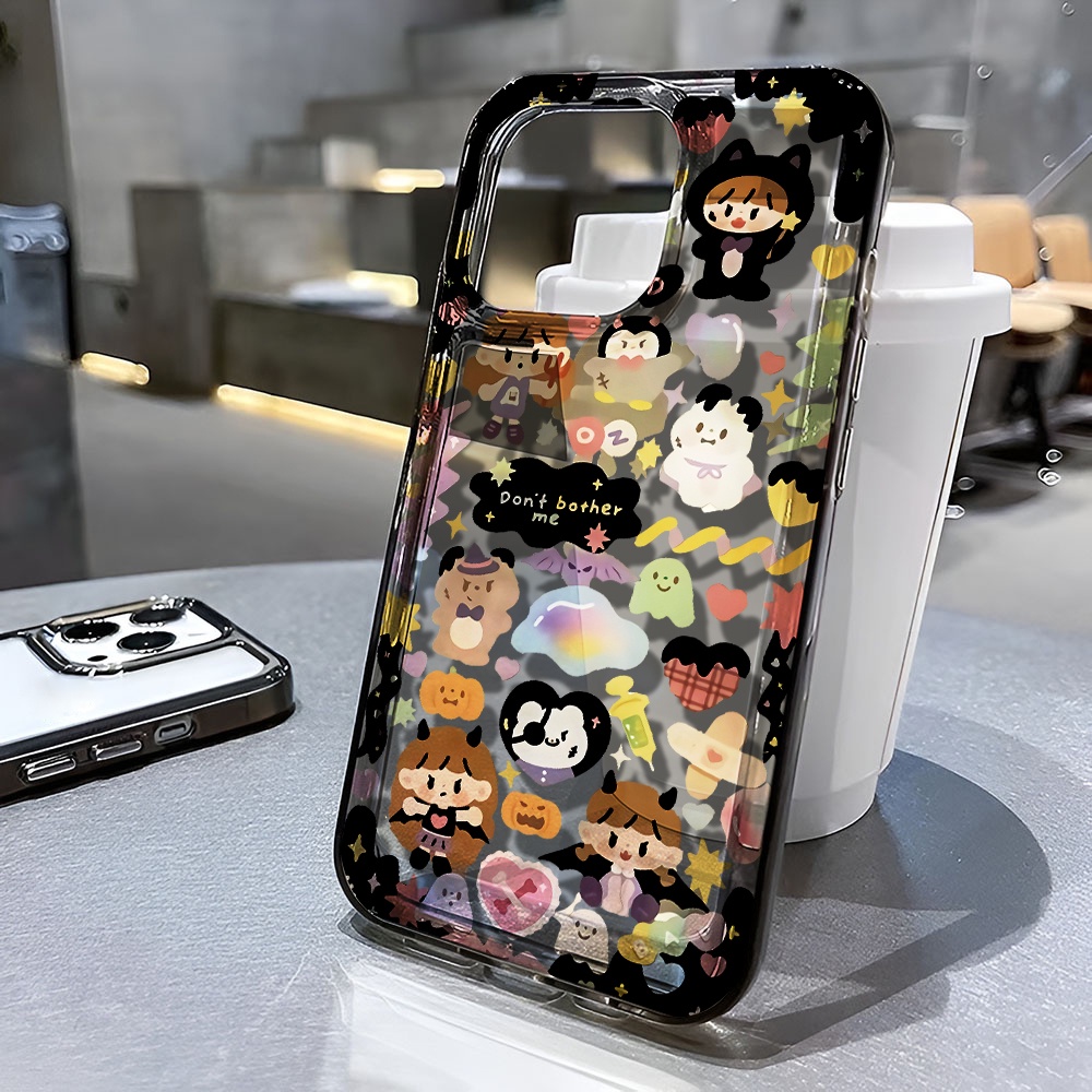 Ốp Điện Thoại Trong Suốt In Hình Gấu Hoạt Hình Cho iphone 14 pro max 11 13 12 7 8 Plus X XR XSMax