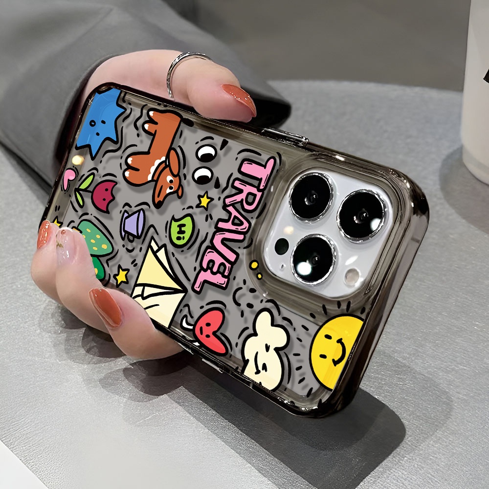 Ốp Điện Thoại Trong Suốt In Hình Chú Chó Cho iphone 14 pro max 11 13 12 7 8 Plus X XR XSMax