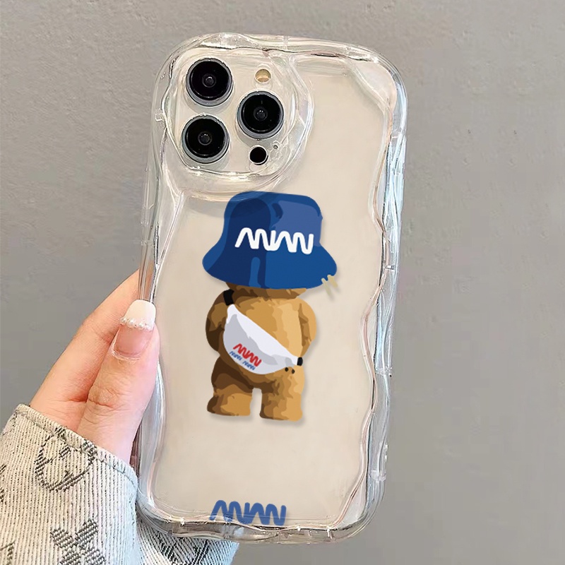 Ốp Điện Thoại Mềm Trong Suốt Họa Tiết NASA Gấu Đáng Yêu Cho iphone 14 pro Max 11 13 12 7Plus 8 X XS Max