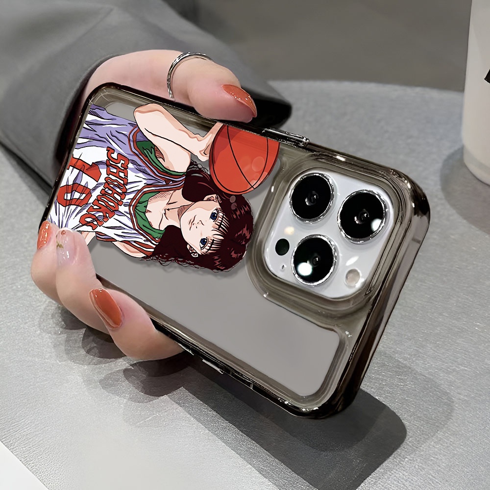 Ốp Điện Thoại Trong Suốt In Hình Cô Gái Hoạt Hình Cho iphone 14 pro max 11 13 12 7 8 Plus X XR XSMax