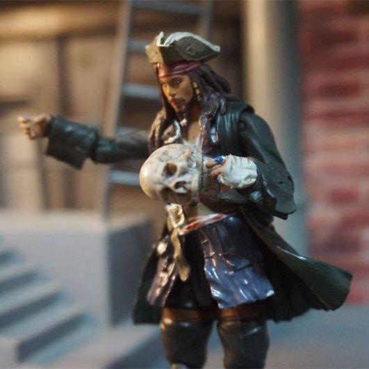 Mô Hình Nhân Vật Cướp Biển Caribbean 3.75 inch Chân Thật
