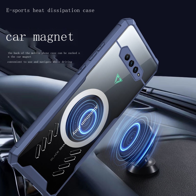 Ốp Điện Thoại Hút Từ Tính Tản Nhiệt Cho Black Shark 4 4pro 4s 5P 5RS