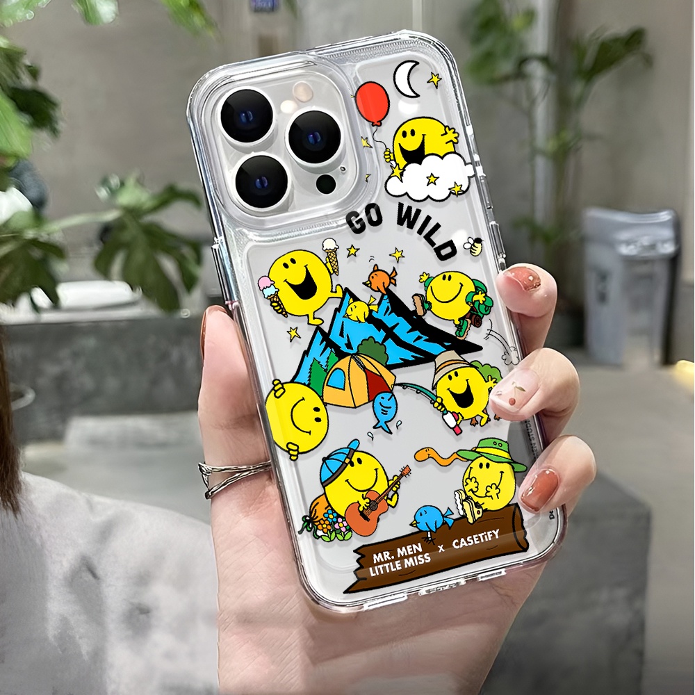 Ốp Điện Thoại Trong Suốt Chống Sốc In Hình Mặt Cười Cho iphone 14 pro max 11 13 12 7 8 Plus X XR XSMax