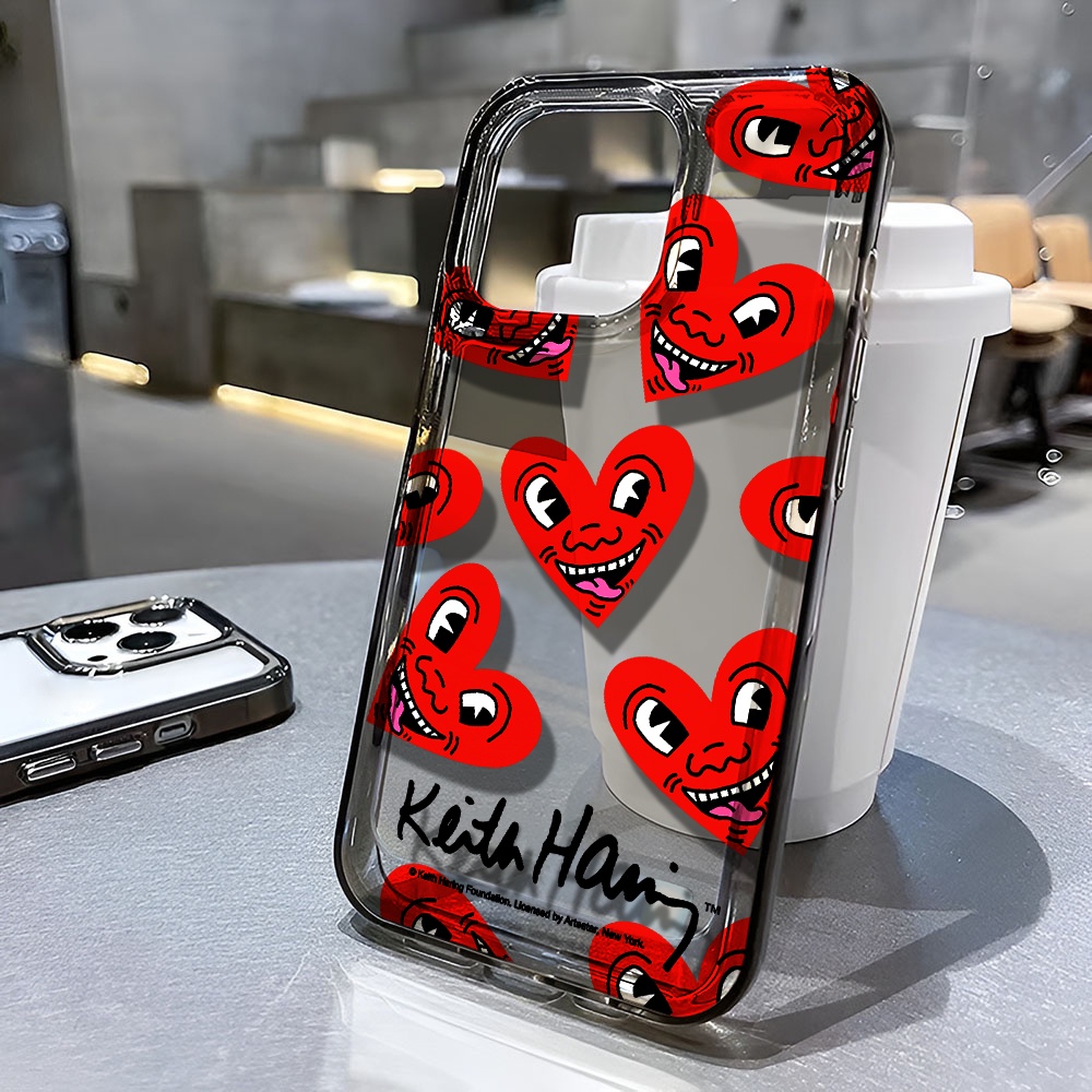 Ốp Điện Thoại Trong Suốt Chống Sốc In Hình Mặt Cười Cho iphone 14 pro max 11 13 12 7 8 Plus X XR XSMax