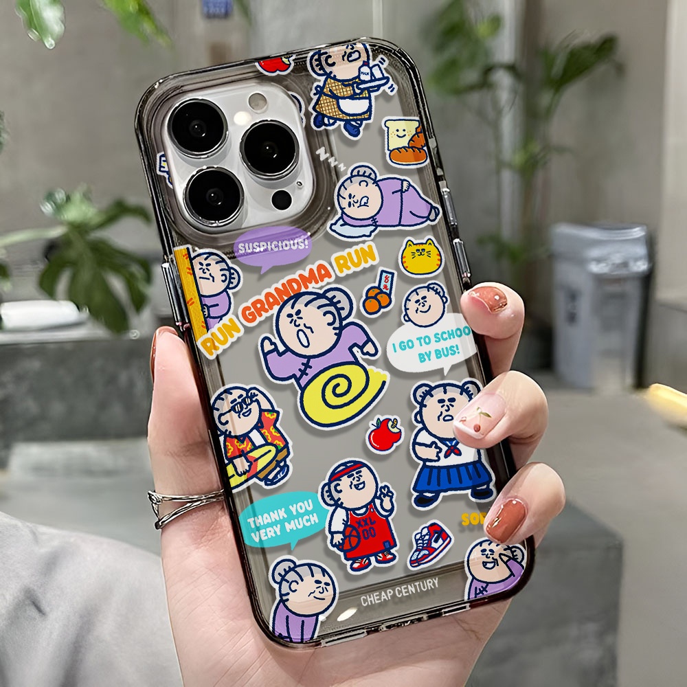 Ốp Điện Thoại Trong Suốt Chống Sốc In Họa Tiết Hoạt Hình Cho iphone 14 pro max 11 13 12 7 8 Plus X XR XSMax