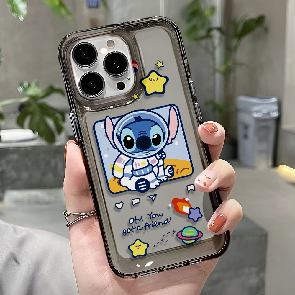 Ốp Điện Thoại Trong Suốt Chống Sốc In Hình Phi Hành Gia Cho iphone 14 pro max 11 13 12 7 8 Plus X XR XSMax