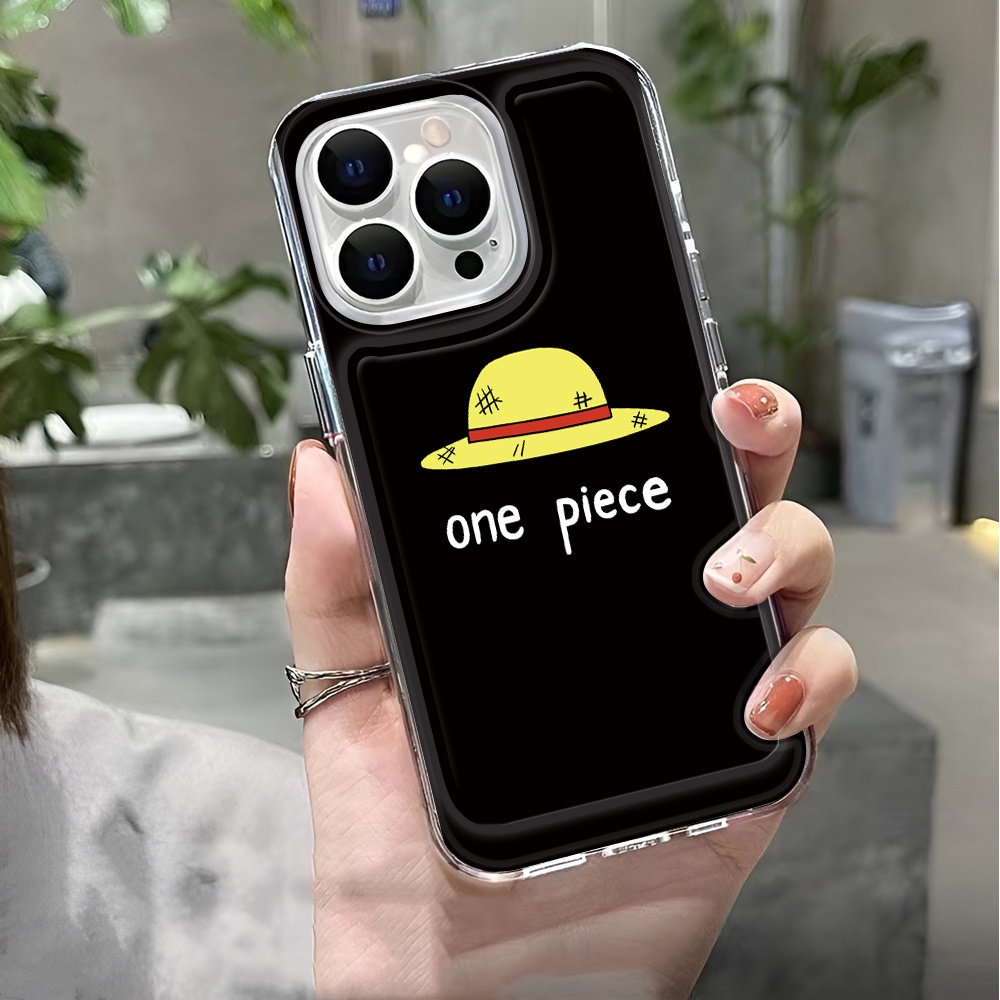 Ốp Điện Thoại Trong Suốt In Hoạt Hình One Piece Cho iphone 14 pro max 11 13 12 7 8 Plus X XR XSMax