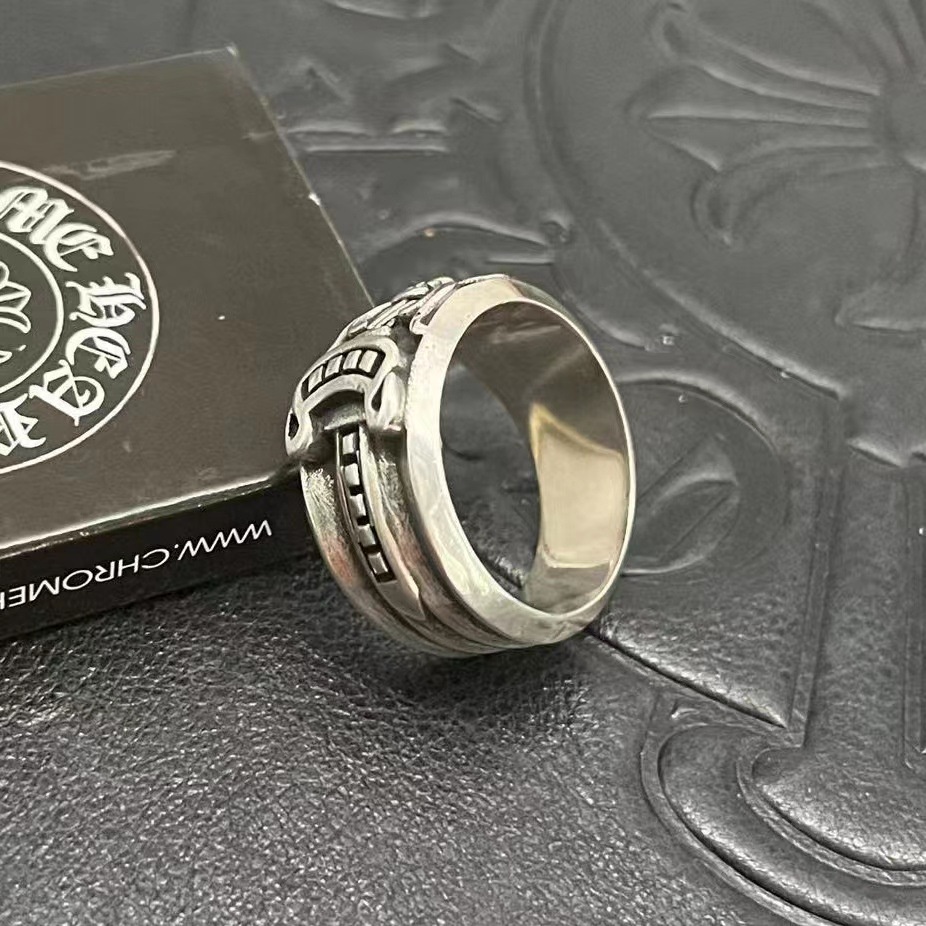 Chrome hearts sterling silver 925 virgin ring carnival party phụ kiện trang sức phong cách cổ điển punk