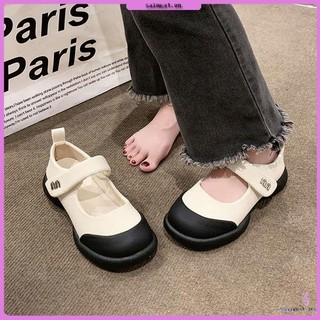 Giày sandal da đế dày thời trang xinh xắn dành cho nữ