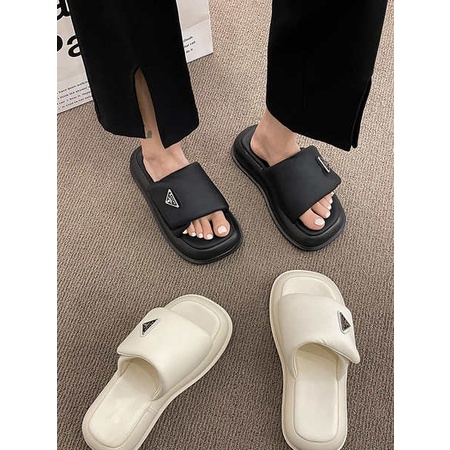 Dép thời trang nữ dép lê đế dày thời trang đi bên ngoài Velcro