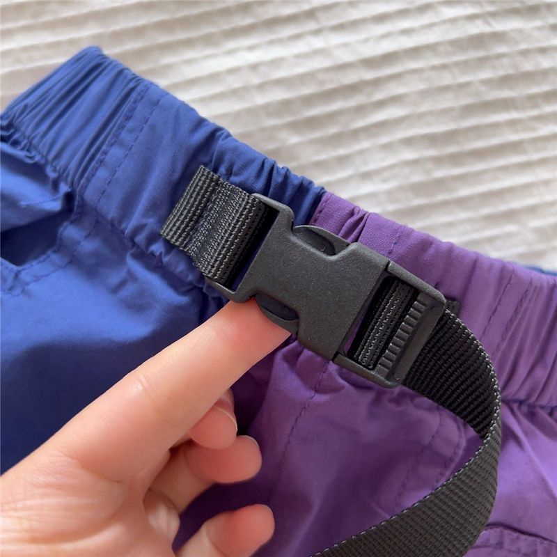 Quần Short Cotton Mỏng Màu Sắc Tương Phản Thời Trang Mùa Hè Cho Bé Trai