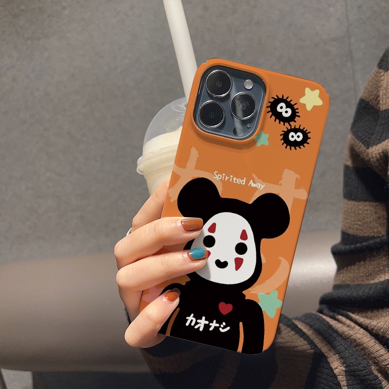Ốp Điện Thoại Cứng In Hình Gấu KAWS Halloween Cho iphone 14promax 11 13 12 7Plus 8 X XS Max