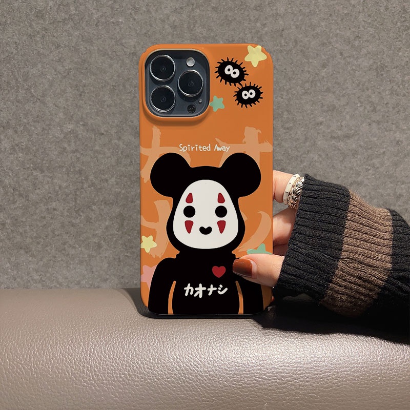 Ốp Điện Thoại Cứng In Hình Gấu KAWS Halloween Cho iphone 14promax 11 13 12 7Plus 8 X XS Max