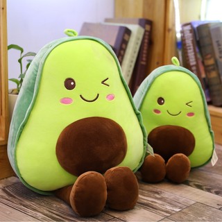 Gối ôm nhồi bông hình quả bơ dễ thương cho bé