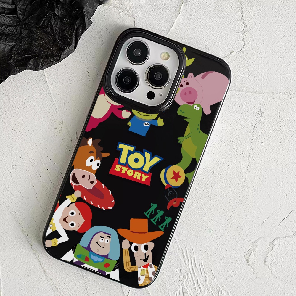 Ốp Điện Thoại Silicone TPU Mềm Bóng In Hình toy story Cho iphone 14promax 11 13 12 7Plus 8 X XS Max