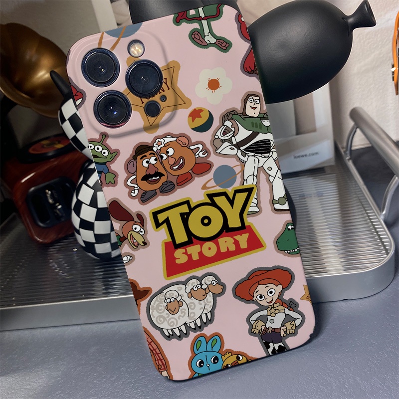 Ốp Điện Thoại Cứng Chống Sốc In Hình Toy Story Thời Trang Cho iphone 14promax 11 13 12 7Plus 8 X XS Max
