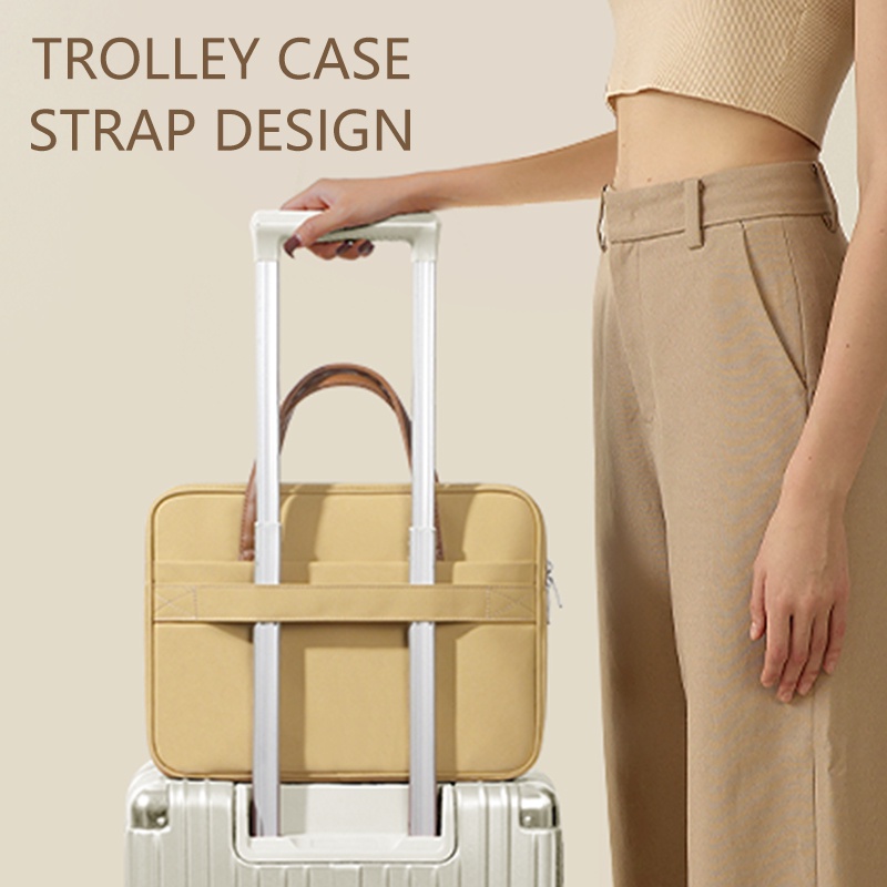 Túi Đựng Laptop Đeo Vai Cho Macbook Air Pro HP Huawei Asus Dell 13 14 15 15.6 17 inch