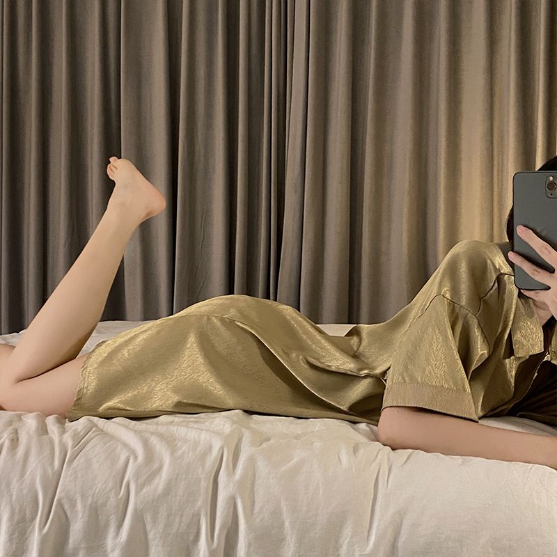 Đầm Ngủ Dáng Dài Phong Cách Mới Năm 2023 Thời Trang Mùa Hè Quyến Rũ Cho Nữ