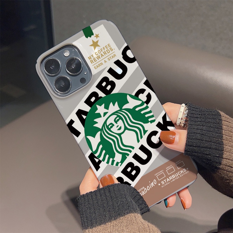 Ốp Điện Thoại Cứng In Hình Cà Phê Thời Trang Cho iphone 14 pro Max 11 13 12 7Plus 8 X XS Max