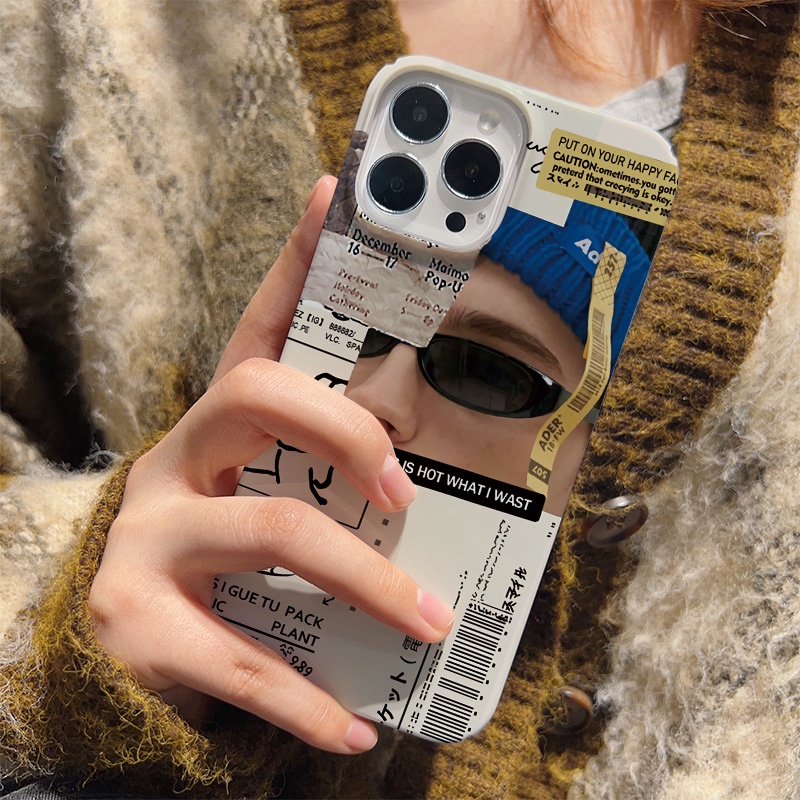 Ốp Điện Thoại Cứng In Hình Chàng Trai Thời Trang Cho iphone 14 pro Max 11 13 12 7Plus 8 X XS Max